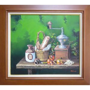 絵画 油絵 竹内敏彦 肉筆油絵 動物画 虎図 縁起物 F6 : アートフジ