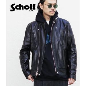 Schott(ショット) レザー ジャケット ダブルブレストライダース