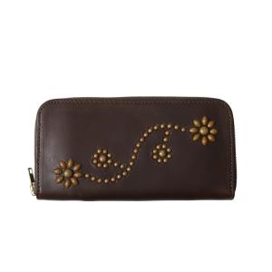 HTC BLACK エイチティーシーブラック スタッズ ラウンドファスナー