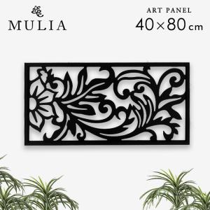 アートパネル レリーフ 壁掛け 木製 60×120cm ロータス 蓮 壁飾り