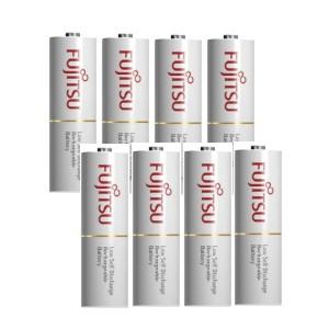 ポスト投函・送料無料】富士通 FDK スタンダード単3形充電池8本 HR