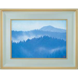 東山魁夷 「 照紅葉 ( てるもみじ )」 岩絵具方式 複製画 絵画 日本画