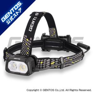 GENTOS(ジェントス) LED ヘッドライト USB充電式(専用充電池/単4電池