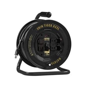 HATAYA（ハタヤ） ST-30SB 黒 屋内用コードリール 30m 2芯 温度