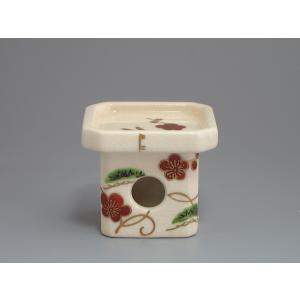 茶道具 抹茶茶碗 黒茶碗 鷹ケ峰焼き 銘華の峰 久田付 倉本寿山作 鷹ケ