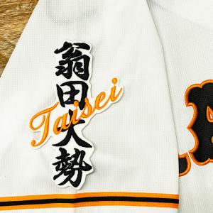 ☆送料無料☆読売 ジャイアンツ 巨人 菅野智之 背番号＆毛筆 応援 刺繍