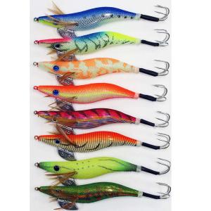 4.0号 タコ釣り エギ 8色柄 8本セット エギング 仕掛け