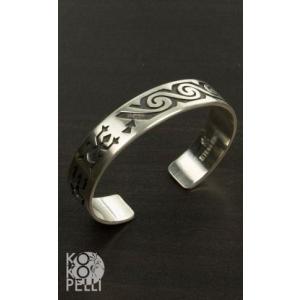 ホピ族 シルバーバングル rain & wind by Merle Namoki オーバーレイ