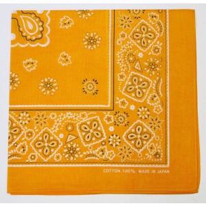 日本製バンダナ クッキー柄 オレンジ : 快適Goods - 通販 - Yahoo