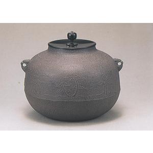 茶道具 風炉釜 風炉用釜 釣釜用 釣り釜用 真形浜松 鬼面鐶 佐藤清光作