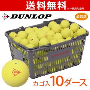 SRIXON DUNLOP ダンロップ ソフトテニスボール 練習球 イエロー 10