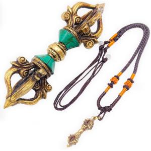 五鈷杵 金剛杵 密教法具 魔除け ヴァジュラ 大(大（五鈷杵