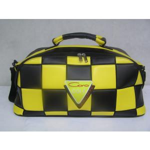 CARO(キャロ)キャディバッグ ニュースタッフ ゴールデン チェッカー