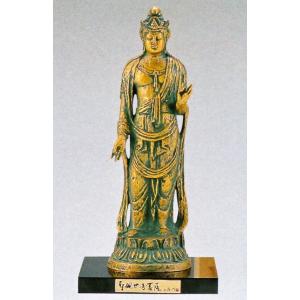 音声菩薩像(天上の音色)／高岡銅器の仏像 喜多敏勝作品 美術工芸通販