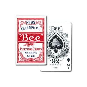 Bee ビー ポーカーサイズ No.92 Club Special レッド ブルー 2個セット