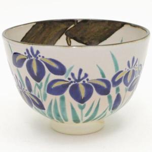 茶道具 抹茶茶碗 平茶碗 蛍袋草 冬柴文廣作 露光窯 : 茶道具いまや静香