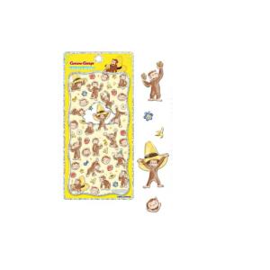 カミ306923 【送料無料】 おさるのジョージ プチドロップステッカー