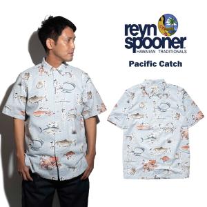 reyn spooner（レインスプーナー） 長袖アロハシャツ Lahaina Sailor