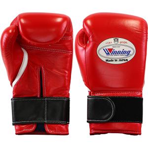 10オンス MS-300-BLKGLD1 ウイニング ボクシンググローブ ひも式