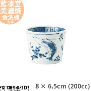 古伊万里 染付 松竹梅文 べた底高台 蕎麦猪口 2客セット (8) : SK