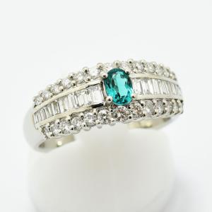 TASAKI（タサキ） リング 田崎 パール 真珠 パライバトルマリン 0.87