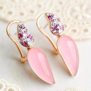 スモーキークォーツ ピアス イヤリング シックで合わせやすいブラウン