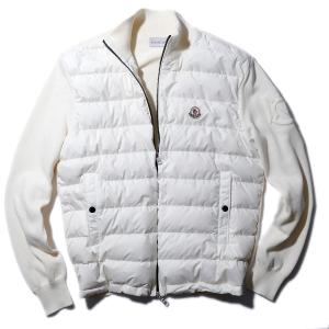 モンクレール ニットダウンジャケット 9B00020 034ホワイト MONCLER