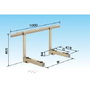 壁面置台 K-AK6G7 エアコン 室外機 台 置台 架台 シルバー 塩害 2段