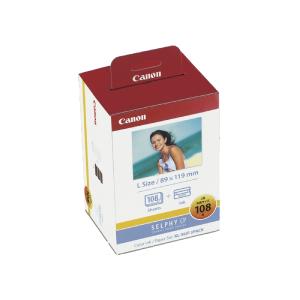 互換 Canon Selphy CP1500 インク/ペーパーセット KL-36IP 3PACK