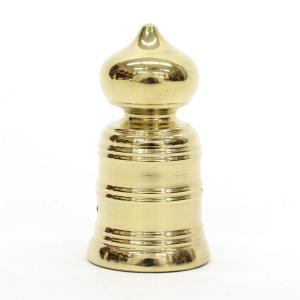 擬宝珠（ギボシ）2寸 金メッキ付き品 金具・真鍮製・山車用品・寺社