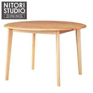 ニトリ（NITORI） メラミン円形テーブル (幅120cm BK) ニトリ期間限定