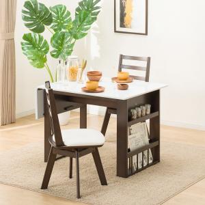 ニトリ（NITORI） 幅94(伸長時120) 伸長式ダイニングテーブル3点セット