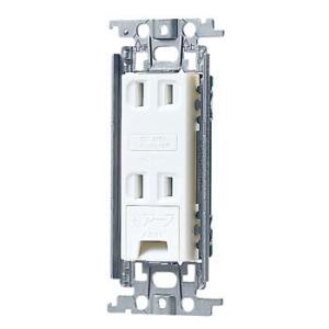 東芝ライテック 抜け止め接地ダブルコンセント NDG2322E(WW