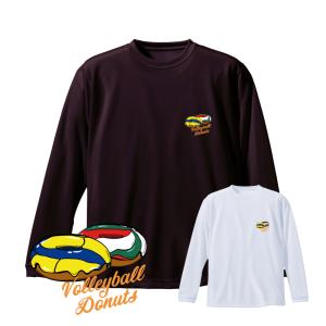 バレーボール ウェア 長袖「打つ・拾う・上げる」 Tシャツ 練習着 爆買