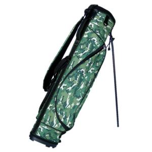 スタンド付きハーフキャディバッグ （6.5型カモフラージュ柄グリーン