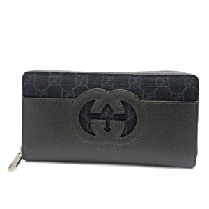 グッチシマ グッチ 財布 GUCCI ラウンドファスナー長財布 メンズ