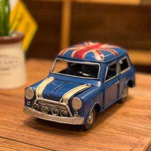 ブリキカー 蒸気機関車 小 赤 アンティーク レトロ コレクション