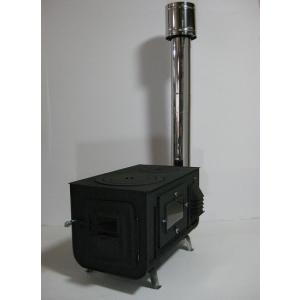 タマゴ型3面窓付 薪ストーブ ”FIRE SIDE” 小3号 ウッド