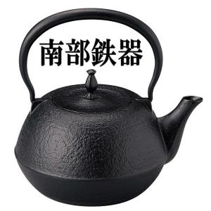 砺波商店 99-10-50095 南部鉄瓶 鉄瓶 平形アラレ ひねりづる 茶 1.6L