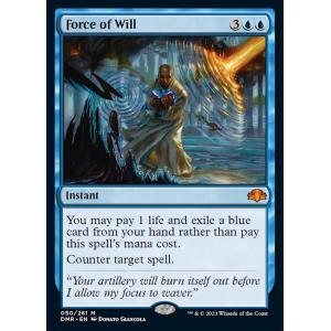 MTG □青/英語版□ 《意志の力/Force of Will》△拡張アート△ダブル