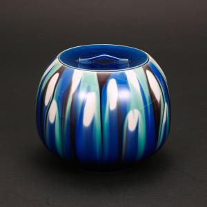 九谷焼 浅蔵五十吉 卓上飾 彩磁彩松韻 : 九谷焼 STYLeNCE スタイレンス