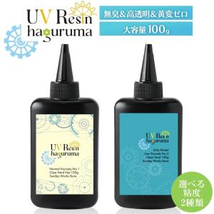 レジン液 UVレジン 大容量 選べる粘度3本セット 合計300g 扱いやすい低