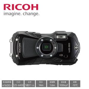 リコー（RICOH） デジカメ WG-80 オレンジ 防水 耐衝撃 防塵 耐寒