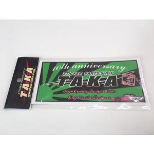 TAKA10周年記念ステッカー ピンク : パーツショップTAKA - 通販