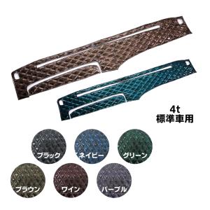 日野レンジャープロ用 ダッシュマット ブラック赤糸 : トラック