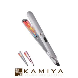 LEDラバー コーラゲン ヘアアイロン LV シルバー ストレートヘア