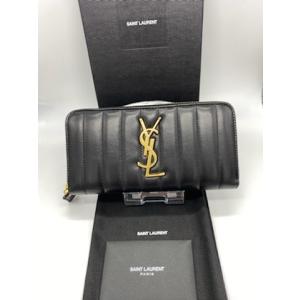 SAINT LAURENT サンローラン 長財布 レディース レザー ブラック