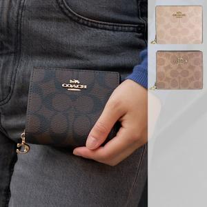 COACH（コーチ） 財布 二つ折り レディース アウトレット ミニ財布