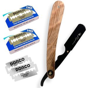 プロ理容師が監修 カミソリ メンズ 替刃40刃(20枚)付き Kazakiri