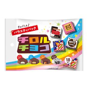 チロルチョコ ネコポス発送 正規袋 3個 バラエティパック 18粒セット